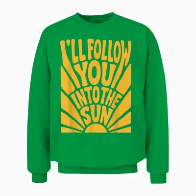 Graphique Rétro Des Années 90 « I 'll Follow You into the Sun Summer » Unisex Sweatshirt - Irish Green