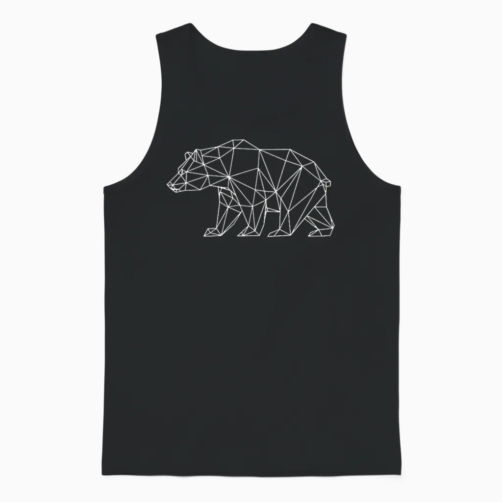 Aesthetic Retro Mode Vintage Fashion Damen Herren Streetwear Unisex Tank Top in Black