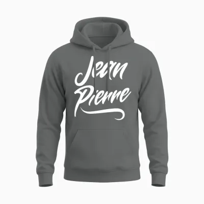 Homme Homme Garçons Idée Cadeau Drôle Humour Prénom Jean-Pierre T-Shirt Haut De Gamme Unisex Hoodie - Graphite Heather
