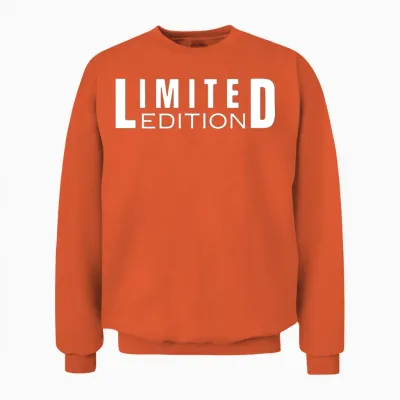 Limited Edition Bold Statement Unisex Sweatshirt - Orange
