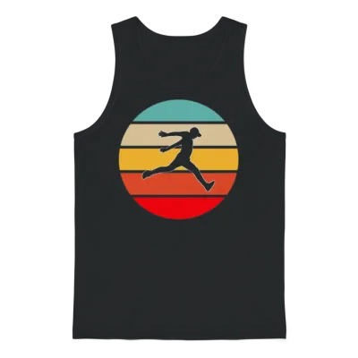 Parkour Retro Unisex Tank Top - Black