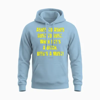 Beer's a Must! Unisex Hoodie - Light Blue