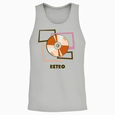 Retro Unisex Tank Top - Ash