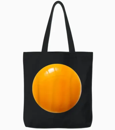 Deviled Egg Yolk Easy Lazy Diy Costume for Halloween Party Tote Bags - Black
