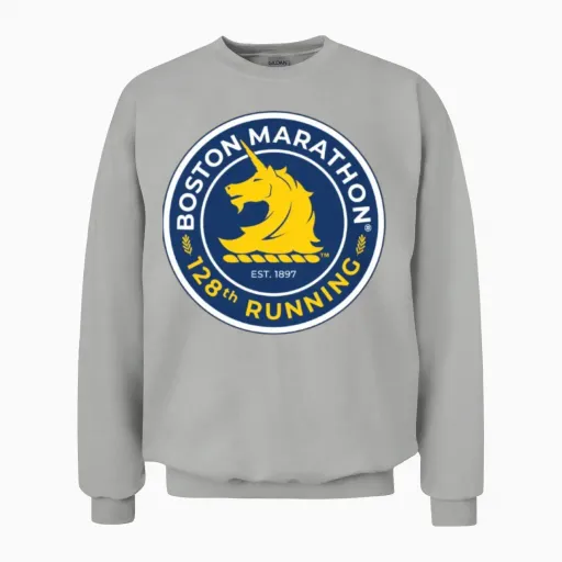 Boston Marathon - Running Unisex Sweatshirt in Ash