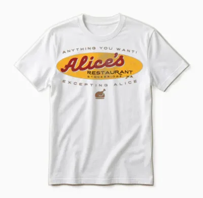 Alice's Restaurant Unisex T-Shirt - White