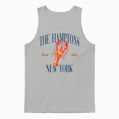 The Hamptons New York East. 1640 – Old Money, Aesthetic Unisex Tank Top - Ash