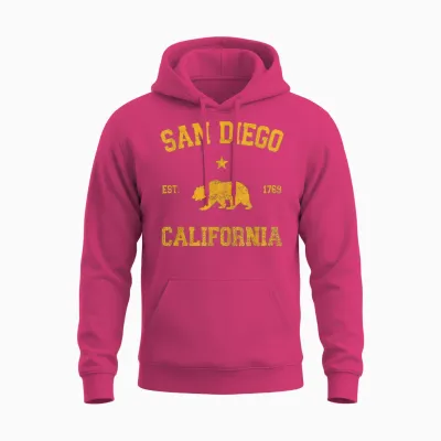 San Diego Unisex Hoodie - Heliconia
