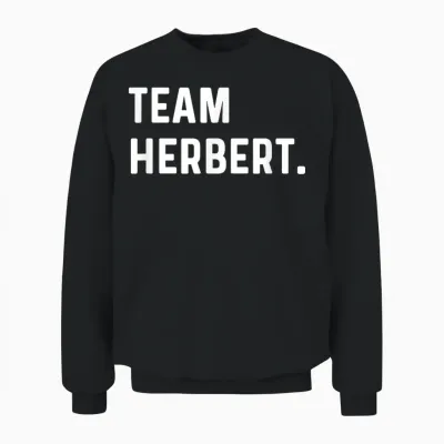 Mannschaft Herbert Unisex Sweatshirt - Black