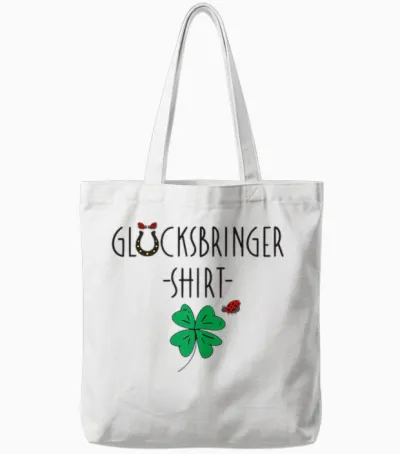 Glücksshirt - Glücksbringer Prüfung Schule Abitur Abi Glück Tote Bags - White