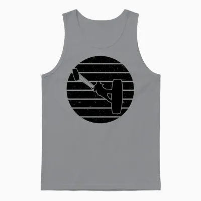 Kitesurfing Retro Sunset Unisex Tank Top - Sport Grey