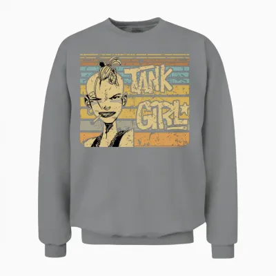 Tank Girl Retro Girl War Unisex Sweatshirt - Sport Grey