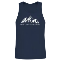 Banff National Park Canada Banff Canadian Souvenir Unisex Tank Top - Navy – 2