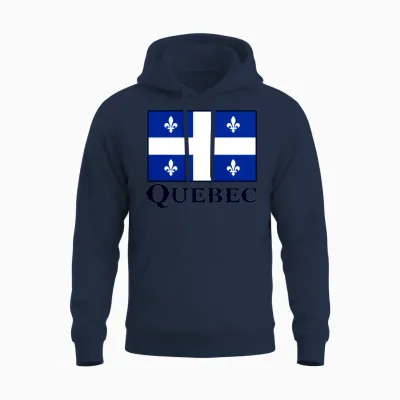 Quebec Unisex Hoodie - Navy