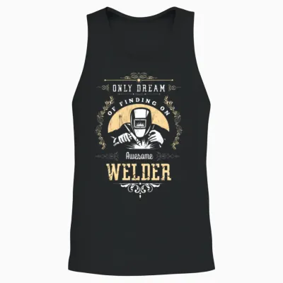 Welder Mans Unisex Tank Top - Black