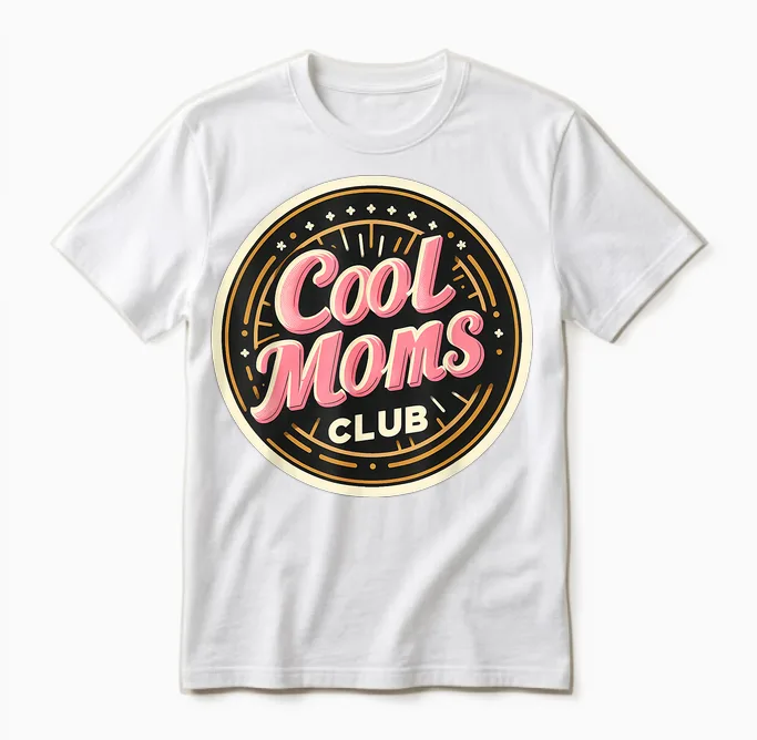 Cool Moms Club Lustiges Zitat Für Mütter, Mama, Mama, Mama, Mama, Mama, Mama, Mama, Momm Unisex T-Shirt in White