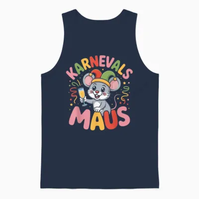 Carnival Mouse Carnival Cologne for Cologne Alaaf Carnival Mouse Unisex Tank Top - Navy