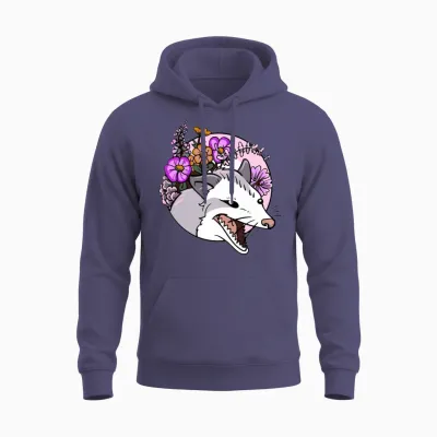 Funny Possum Opossums Unisex Hoodie - Heather Sport Dark Navy
