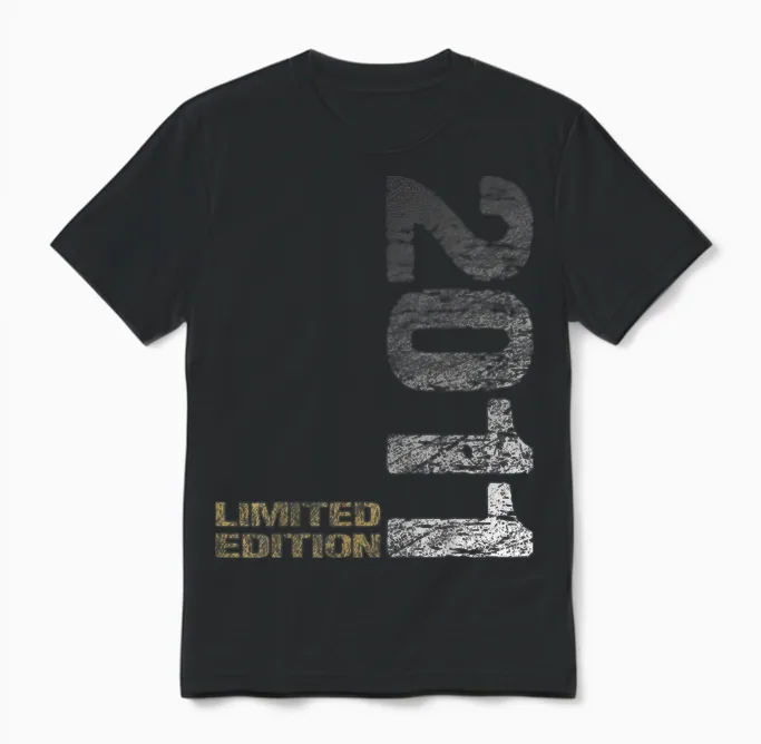 2011 Junge Mädchen 15. Geburtstag Limited Edition 15 Unisex T-Shirt in Black