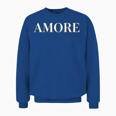 The Amore Signature Unisex Sweatshirt - Royal