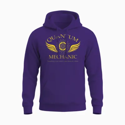 Quantum Mechanic-O Unisex Hoodie - Purple