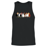 Women Chicken Shirt Chicken — Bird Lovers Unisex Tank Top - Black – 2