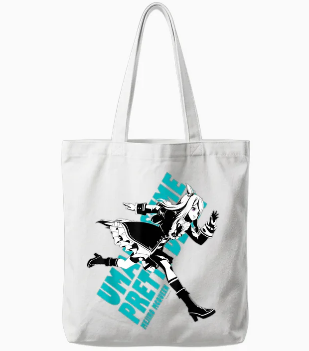 Umamusume: Pretty Derby Mejiro Mcqueen Tote Bags in White