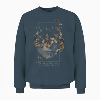 Evanescence Half Face Unisex Sweatshirt - Dark Heather