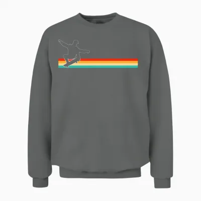 Skating Retro Unisex Sweatshirt - Graphite Heather