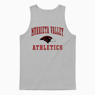 Murrieta Valley High School Nighthawks C6 Unisex Tank Top - Ash