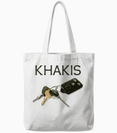 Funny Boston Accent Car Keys Tote Bags - White
