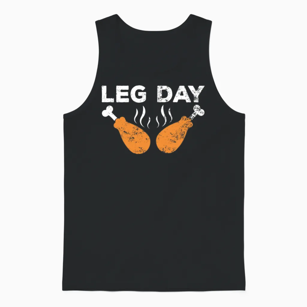 Funny Thanksgiving Gift Idea Unisex Tank Top in Black