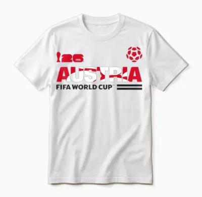 Fifa World Cup26 Qualifier österreich Unisex T-Shirt - White
