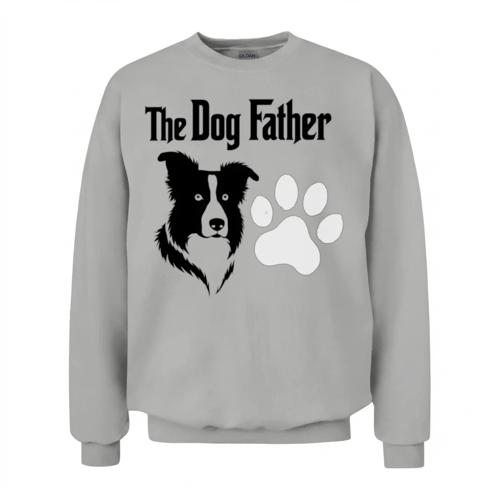 The Dog Father Lovers Unisex Sweatshirt - Ash