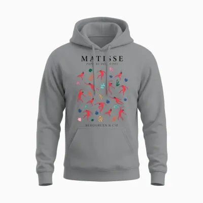 Henri Matisse the Cut Outs Work Unisex Hoodie - Sport Grey