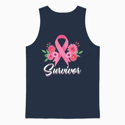 Survivor Cancer Survivor Awareness Cancer Survivor Unisex Tank Top - Navy