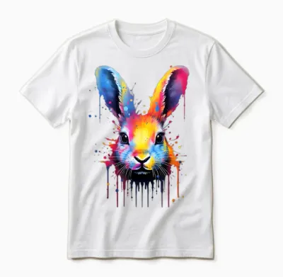 Kaninchen, Hasenohren, Osterhasen Kostüm, Osterdeko, Ostern Unisex T-Shirt - White