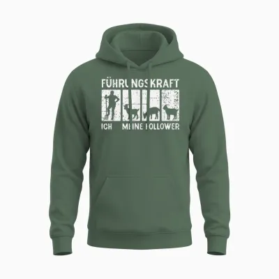 Ziege Führungskraft Ziegenbock Landwirtin Ziegen Unisex Hoodie - Military Green