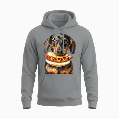 Dog Unisex Hoodie - Sport Grey