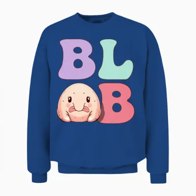 Funny Blobfish Unisex Sweatshirt - Royal