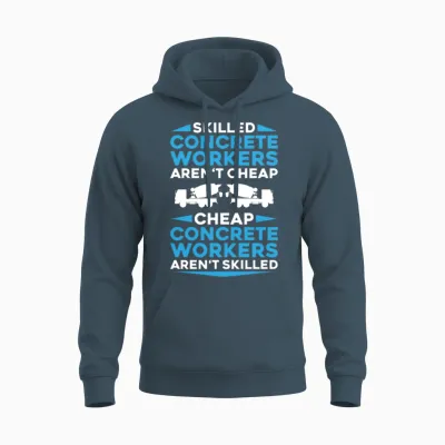 Concrete Worker Concreter Concrete Builder Unisex Hoodie - Dark Heather