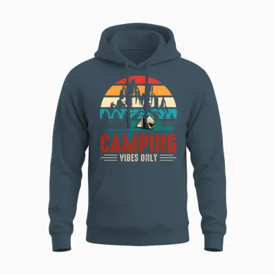 Camping Travelling Hiking Unisex Hoodie - Dark Heather