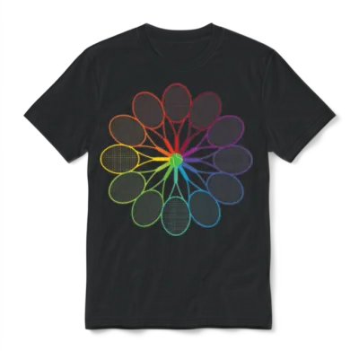 Tennis Player Gift Tennis Team Unisex T-Shirt - Black