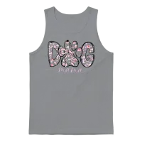 Floral Dog Mama – Cute Pastel Flowers & Bow Unisex Tank Top - Sport Grey – 1