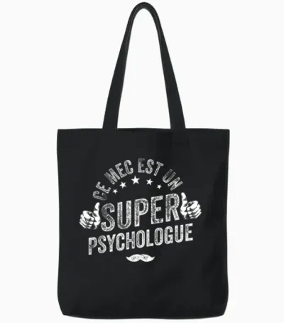 Funny Psychologist Psychologist Psychology Tote Bags - Black