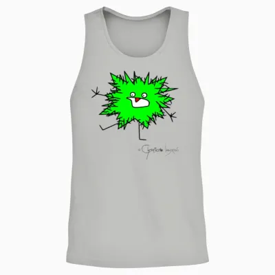 Woolly Beastie Freaks Out - Bestiolus Cerritus Unisex Tank Top - Ash