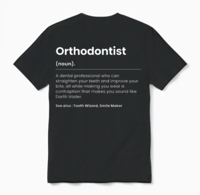 Funny Orthodontist Unisex T-Shirt - Black