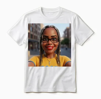 Urban Chic Braids Glasses Unisex T-Shirt - White