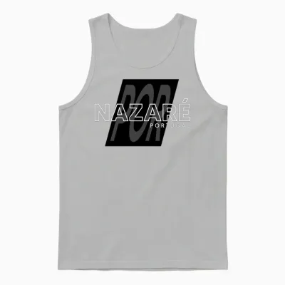 Nazaré's Performance in Portugal Unisex Tank Top - Ash