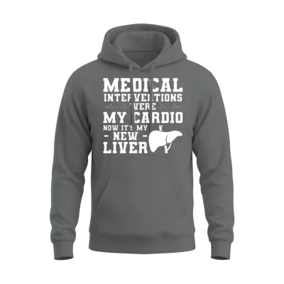 Liver Transplant Unisex Hoodie - Graphite Heather